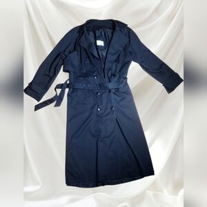 Elegant Black Women's Trench Coat